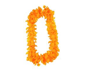 STC Collier fleurs colorz orange