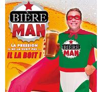 STC Déguisement Bière Man Vert Taille Unique