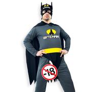 STC Costume déguisement Biteman Noir