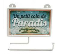STC Dérouleur de Papier Toilette Humoristique - Un Petit Coin de Paradis