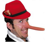 STC Faux Nez de Menteur avec Elastique - Masque Nasal - Masque au Nez de Cochon - Animal - Tout âge - Unisexes-Adultes - Homme