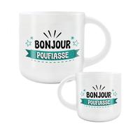STC Grand mug bonjour poufiasse