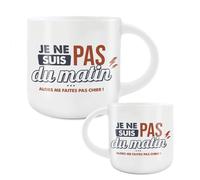 STC Grand mug je ne suis pas du matin