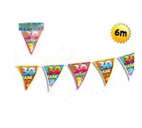 STC - Guirlande Fanion Anniversaire 30 ans de 6 metres - 6716A