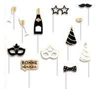 STC - KIT PHOTOBOOTH Bonne ANNÉE 12 PIÈCES