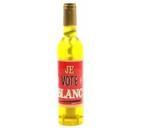 STC - Limonadier tire bouchon + décapsuleur Humoristique Bouteille - Je Vote Blanc Multicolore