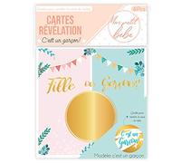 STC Lot de 6 Cartes à gratter Révélation C'est Un Garçon !