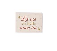 STC - MAGNET CÉRAMIQUE RECTANGLE AMOUR 8X6CM