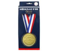 STC Médaille d'or Retraite en métal 6,5 cm de diamètre — Idée cadeau humour