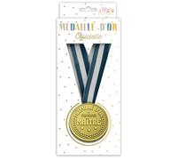 STC - MÉDAILLE d'or RÉSINE Super MAÎTRE 10.5CM Bleu