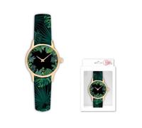 STC - Montre Tendance Bracelet Imprimé Feuilles