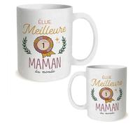STC Mug a paillettes elue meilleure maman