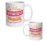 STC Mug a paillettes maman exceptionnelle