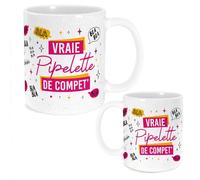 STC Mug a paillettes pipelette