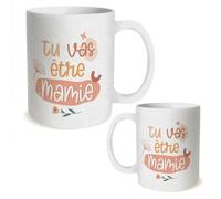 STC Mug a paillettes tu vas etre mamie