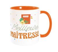 Mug orange Meilleure Maitresse