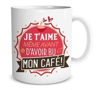 STC Mug Je t'aime même avant d'avoir bu mon café