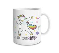 Mug Licorne je gère comme d'hab Blanc