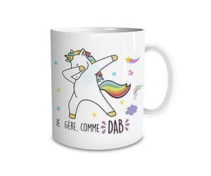 STC Mug licorne je gere comme dab