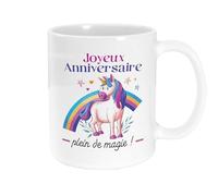 STC Mug Licorne Joyeux Anniversaire Magie