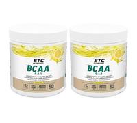 STC NUTRITION - BCAA 4 : 1 : 1 - Favorise un meilleur développement musculaire & une meilleure récupération - Résistance à la fatigue - Ratio optimal Leucine, Valine, Isoleucine - Lot de 2