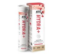 STC Nutrition Hydr hydratation, électrolytes, isotonique 20 pastilles | Fruits rouges, vitamines, zinc, magnésium, calcium, potassium, sodium, chaleur, alcool, sport, fatigue, voyage, récupération