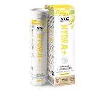 STC Nutrition Hydr hydratation, électrolytes, isotonique 20 pastilles | Goût citron, vitamines, zinc, magnésium, calcium, potassium, sodium, chaleur, alcool, sport, fatigue, voyage, récupération