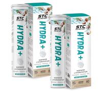 STC NUTRITION - Hydra+ - Préparation pour boisson isotonique à base d'Électrolytes, Vitamines, sucre et édulcorant naturels - Optimise l'hydratation - Coco - Lot de 2