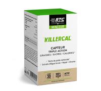 Stc Nutrition - Killercal - Capteur Triple Action Graisse/Sucre/Calories - Active La Perte De Masse Grasse - Réduit L'apport Calorique Et L'appétit - Pilulier De 90 Gélules Végétales - Vegan