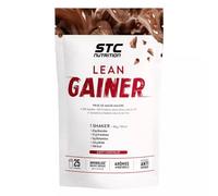 STC NUTRITION Lean Gainer Spécial Prise de Masse Construction Musculaire Rapport Protéine-Glucide 2:1 Brevet Aminolise 100% Digeste sans Colorant Gluten Chocolat 25 Shakers 1 kg