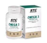 STC NUTRITION - Omega 3 VEGETAL - Complément Alimentaire aux Huiles Végétales - Lin, Chia & Perilla - Source d'Acides Gras Essentiels Végétaux - Soutien du Fonctionnement Cardio-Vasculaire - Cure 30j