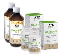STC NUTRITION - Pack perte de poids accélérée - Hydroxyblast + Drainaxyl Thé Pêche + Taille Abdos Ventre Plat - Programme minceur intensif 10 Jours - Brûleur de graisses, Drainant & Capteur