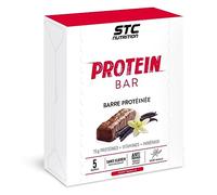 STC Nutrition Protein Bar protéinée contrôle du poids vanille 5 barres | Récupération, performances, 15g de protéines par barre, maintien de la masse musculaire, minéraux, vitamine B6