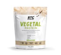 STC Nutrition Vegetal Protein croissance & récupération musculaire 750g | Vanille, isolats de protéines de pois, soja et riz, BCAA, glutamine, 100% vegan, avec cuillère doseuse, 30 shakers
