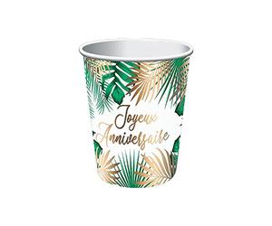 STC Pack 6 gobelets tropical party