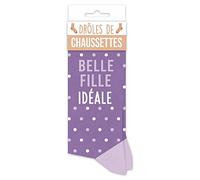 STC Paire de Chaussettes - Belle Fille Idéale, Violet, Taille 36-42