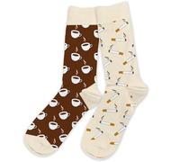 STC Paire de Chaussettes dépareillées - Café Clope