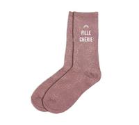 STC - Paire DE Chaussettes Paillettes Fille CHÉRIE Femme