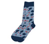 STC Paire de Chaussettes Passion Pêche à Motifs T39-45