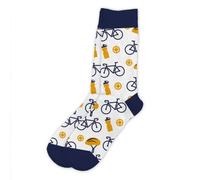 STC Paire de Chaussettes Passion Vélo à Motifs T39-45