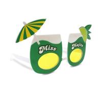 STC - PAIRE DE LUNETTES MISS MOJITO VERT ADULTE