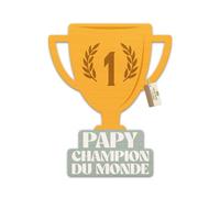 STC Papy champion du monde deco bois