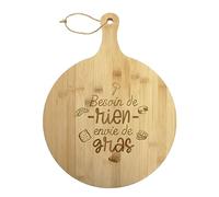 SUD TRADING Planche apéro - Largeur 30 cm - Profondeur 40 cm - Hauteur 1.5 cm