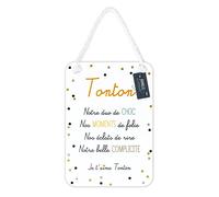STC Plaque affective tonton
