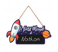 STC - Plaque Ardoise Fusée