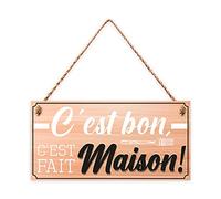 STC Plaque Fait Maison en Bois 3D 20cm