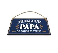STC Plaque bois meilleur papa