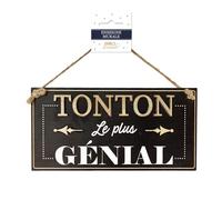 STC Plaque bois tonton genial