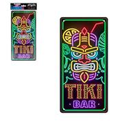 STC - Plaque Déco Effet Néon 15x30 cm - Tiki Bar