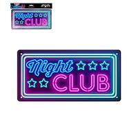 STC Plaque Déco Effet Néon 30x15 cm - Night Club
